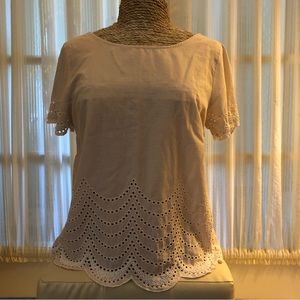 NWOT Beaded LOFT Tee